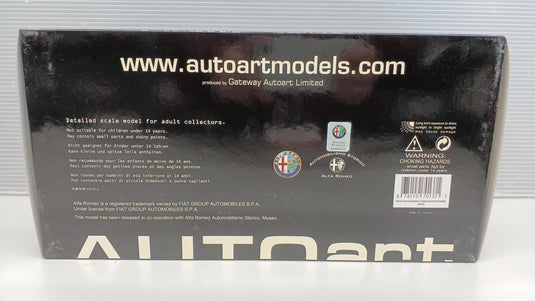 AUTOart Alfa Romeo 1600 Duetto Spider 1/18 Scale Model Car– Used