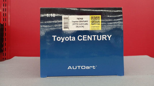 AUTOart 78765 Black TOYOTA CENTURY 1/18 Scale Car– Used
