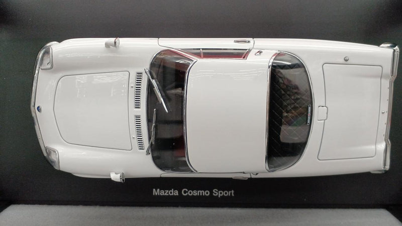 Load image into Gallery viewer, AUTOart MILLENNIUM MAZDA COSMO SPORT White 1/18 Scale Car– Used
