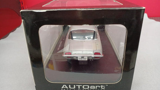 AUTOART MILLENNIUM MAZDA COSMO SPORT Silver 1/18 Scale Car– Used