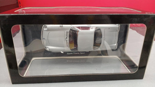 AUTOART MILLENNIUM MAZDA COSMO SPORT Silver 1/18 Scale Car– Used