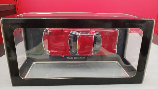 AUTOART MILLENNIUM MAZDA COSMO SPORT Red 1/18 Scale Car– Used