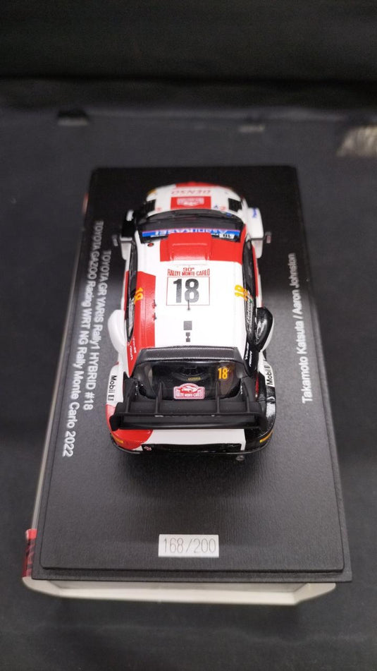 SPARK Monte Carlo Rally 2022 Toyota GR Yaris 1/43 Scale Car– Used
