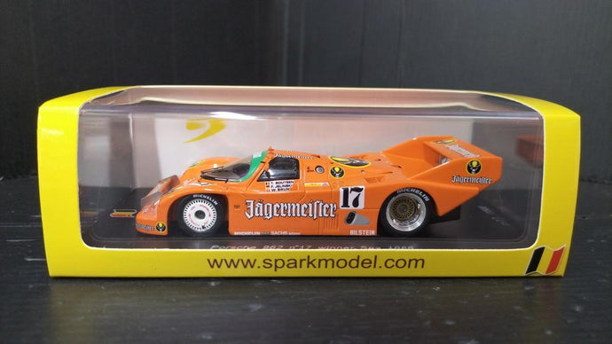 SPARK Porsche 962C #17 WINNER SPA 1986 1/43 Scale Car– Used