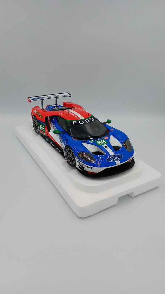 AUTOart 1/18 Scale Ford GT 2016 Le Mans 24H #66– Used