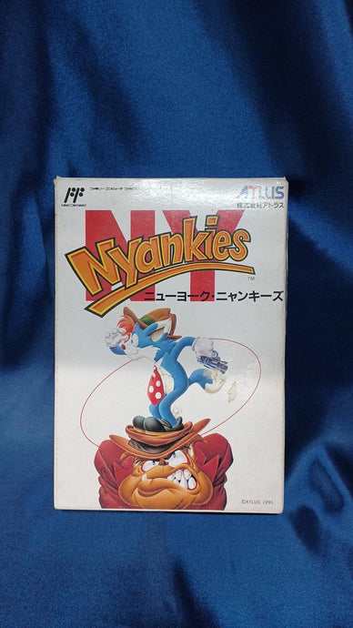 ATLUS New York Nyankies (Rockin' Kats) Family Computer (Famicom) soft Japanese Version -Used