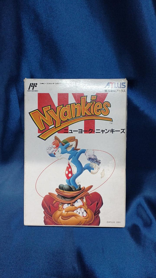 ATLUS New York Nyankies (Rockin' Kats) Family Computer (Famicom) soft Japanese Version -Used