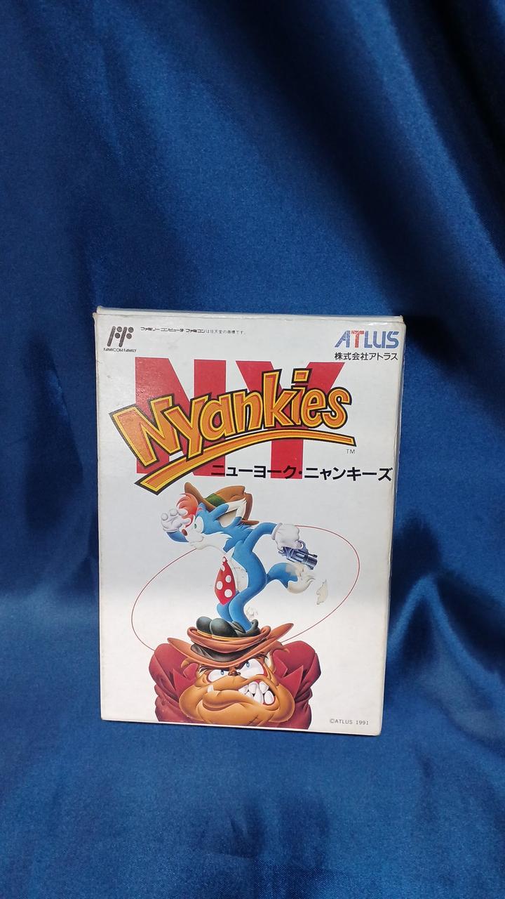 Laden Sie das Bild in Galerie -Viewer, ATLUS New York Nyankies (Rockin&#39; Kats) Family Computer (Famicom) soft Japanese Version -Used
