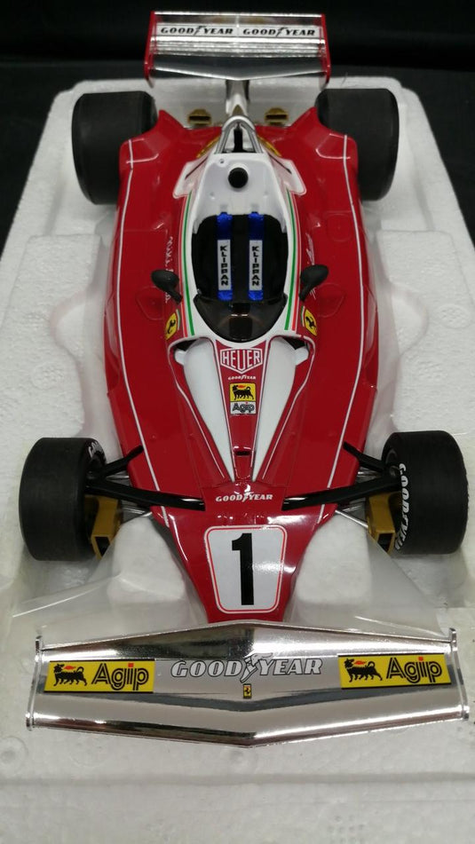 HOT WHEELS 312 T2 MONACO GP 1976 1/18 Scale Diecast Car– Used
