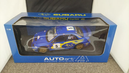 AUTOart SUBARU IMPREZA WRC #5 1/18 Scale Model Car– Used