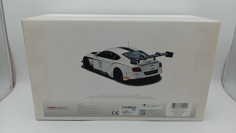 Cargue la imagen en el visor de la galería, TSM MODEL 1:18 TSM 2014 BENTLEY GT3 Scale Model Car– Used
