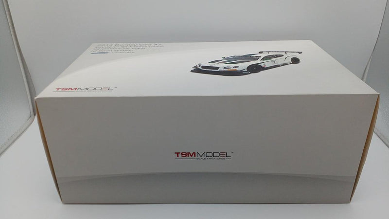 Cargue la imagen en el visor de la galería, TSM MODEL 1:18 TSM 2014 BENTLEY GT3 Scale Model Car– Used
