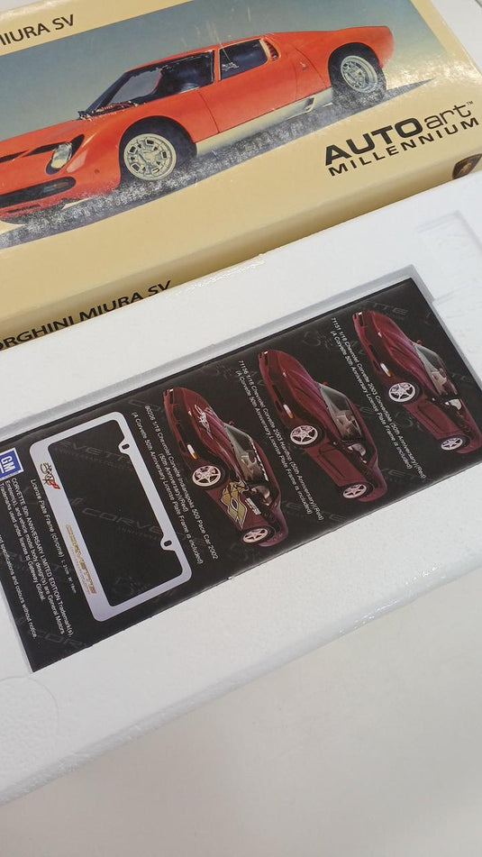 AUTOart LAMBORGHINI MIURA SV 1/18 Scale Model Car– Used