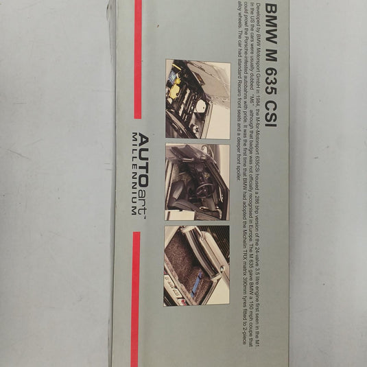 AUTOart 1/18 BMW M 635 CSI Scale Model Car– Used