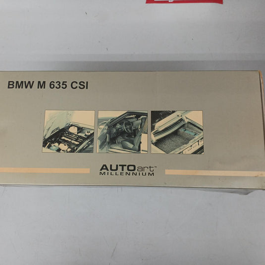 AUTOart 1/18 BMW M 635 CSI Scale Model Car– Used
