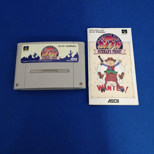 ASCII Gunple: Gunman's Proof Super Famicom (SFC) soft Japanese Version -Used