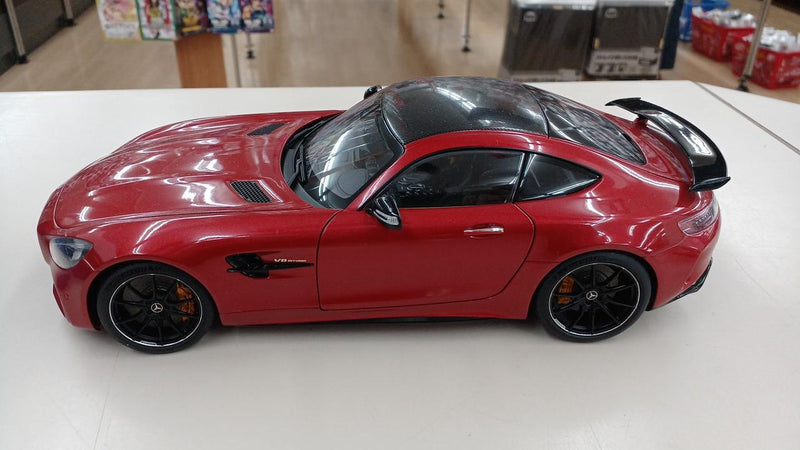 Load image into Gallery viewer, AUTOart Metallic Red Mercedes-AMG GTR 1/18 Scale Model Car– Used
