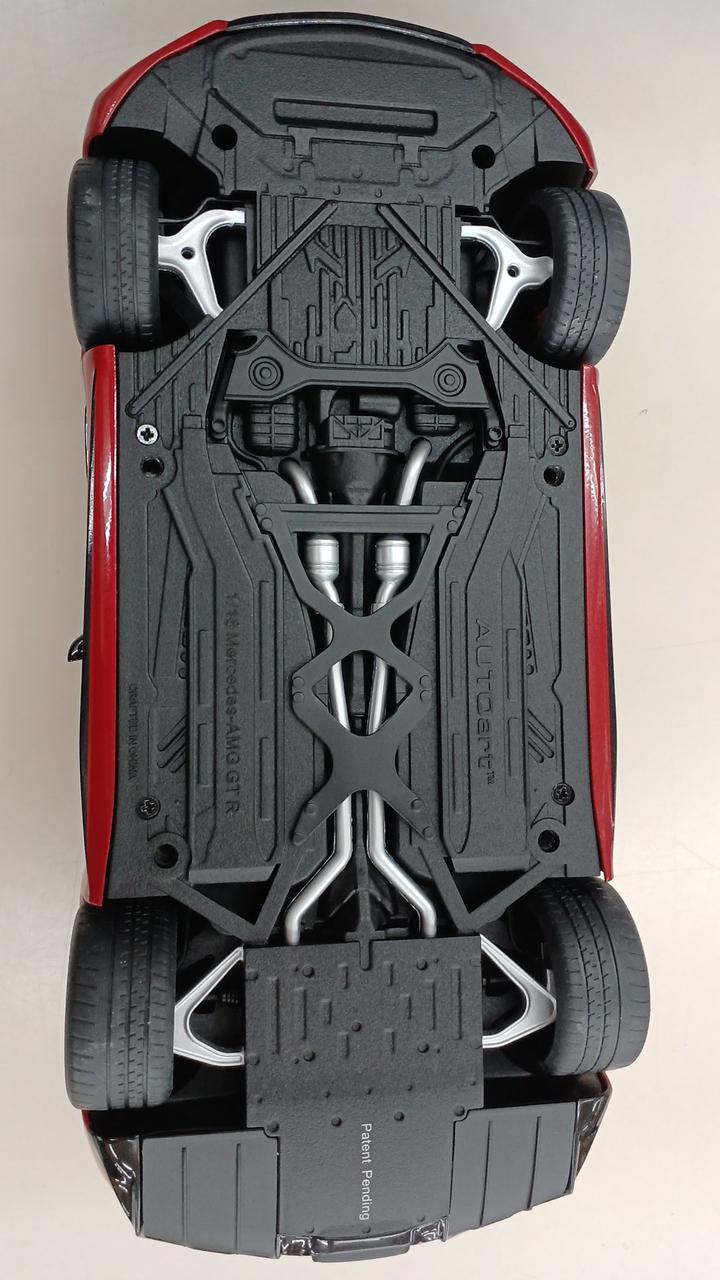 Load image into Gallery viewer, AUTOart Metallic Red Mercedes-AMG GTR 1/18 Scale Model Car– Used
