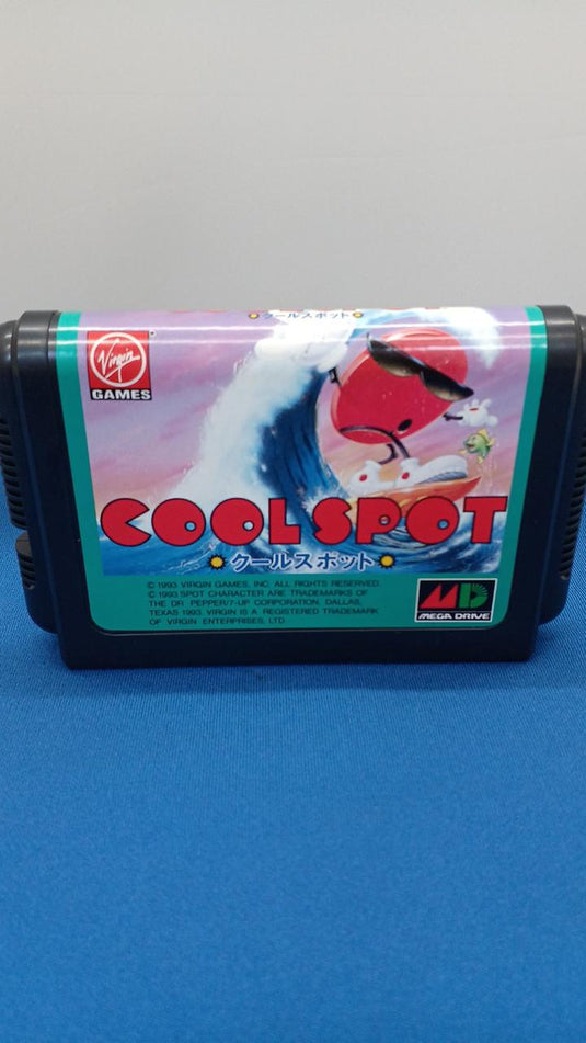 VIRGIN GAMES Cool Spot Mega Drive Exclusive soft T-70013 Japanese Version -Used