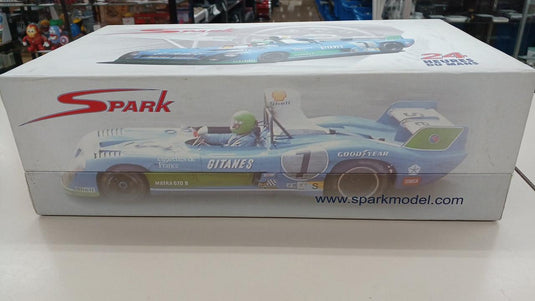 SPARK MS670B '74 Le Mans Winner #7 Matra-Simca 1/43 Scale Model Car– Used