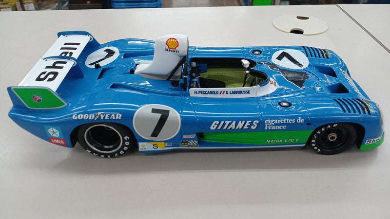 Load image into Gallery viewer, SPARK MS670B &#39;74 Le Mans Winner #7 Matra-Simca 1/43 Scale Model Car– Used
