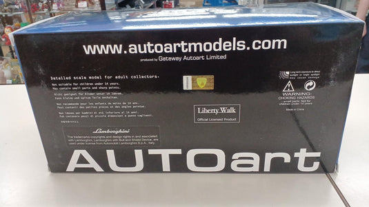 AUTOart Liberty Walk Metallic Yellow Lamborghini Huracan 1/18 Scale Model Car– Used