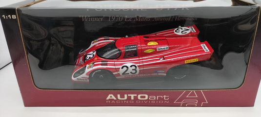 AUTOart PORSCHE 917K '70 LE MANS WINNER 1/18 Scale Model Car– Used