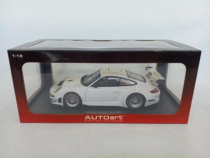 AUTOart 1/18 Porsche 911 (997) GT3 RSR Plain Body Ver. White
