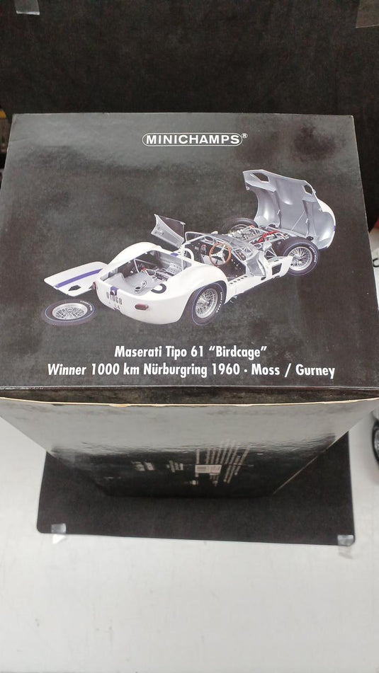 MINICHAMPS 1/12 Maserati Tipo 61 "Birdcage" Diecast Model