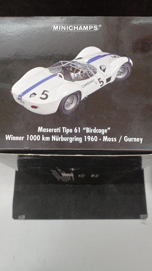 MINICHAMPS 1/12 Maserati Tipo 61 "Birdcage" Diecast Model