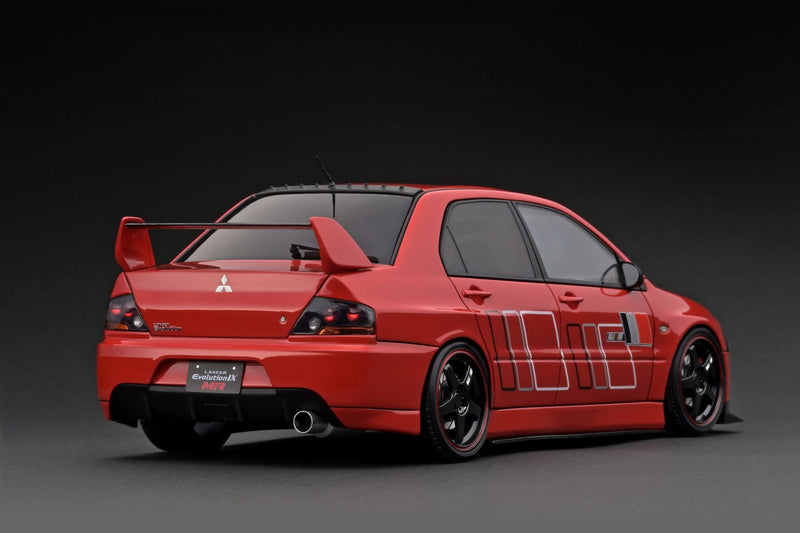 Chargez l&#39;image dans la visionneuse de la galerie, ignition model 1/18 Mitsubishi Lancer Evolution IX MR (CT9A) Red
