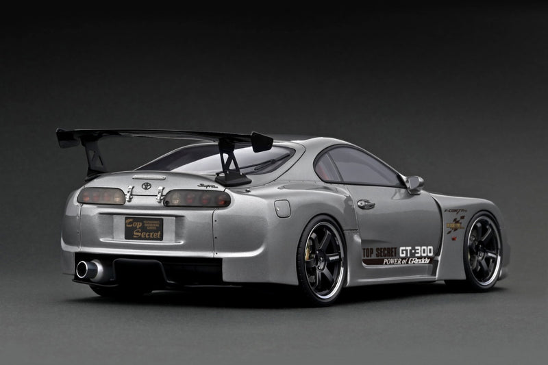 Chargez l&#39;image dans la visionneuse de la galerie, ignition model 1/18 TOP SECRET GT300 Supra (JZA80) Silver
