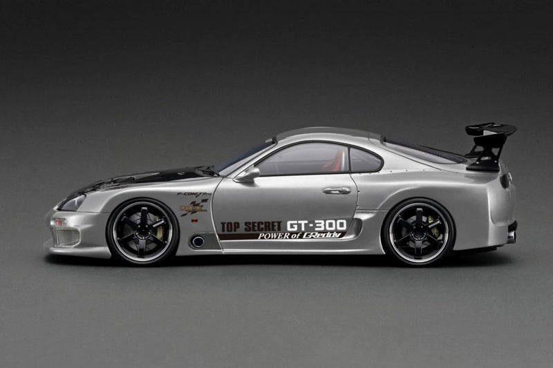 Carica immagine in Galleria Viewer, ignition model 1/18 TOP SECRET GT300 Supra (JZA80) Silver
