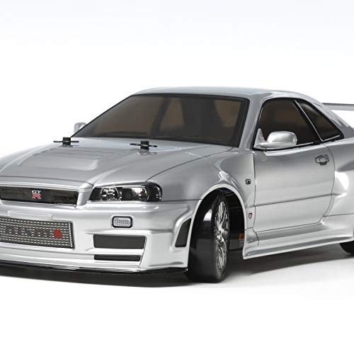 Load image into Gallery viewer, TAMIYA male 1/10 Electric R/C Car Series No.605 NISMO R34 GT-R Z-tune (TT-02D Chassis) Drift Spec Onroad 58605
