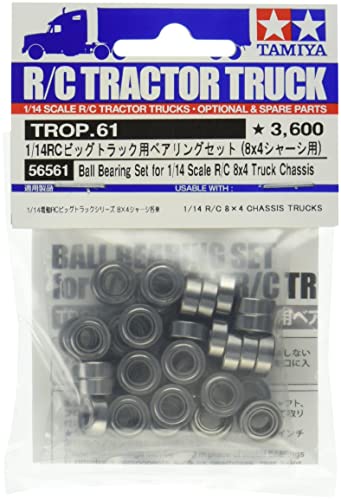 Cargue la imagen en el visor de la galería, TAMIYA Big Truck Options &amp; Spare Parts No.61 TROP.61 Bearing Set for 1/14RC Big Truck (for 8x4 chassis) 56561
