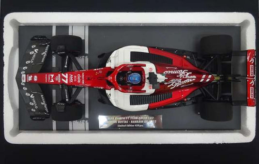 MINICHAMPS Bahrain GP 2022 Alfa Romeo C42 1/43 Scale Model Car– Used