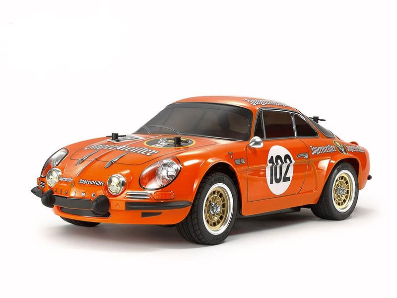 Laden Sie das Bild in Galerie -Viewer, TAMIYA 1/10 Electric R/C Car Series No.708 1/10RC Alpine A110 Jaegermeister 1973 (M-06 Chassis) 58708
