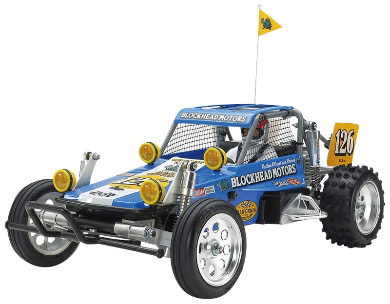 Laden Sie das Bild in Galerie -Viewer, TAMIYA 1/10 XB Series No.232 Wild One Offroader BLOCKHEAD MOTORS Complete Painted Model with R/C System 57932
