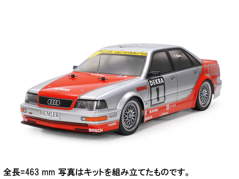 Laden Sie das Bild in Galerie -Viewer, TAMIYA 1/10 Electric R/C Car Series No.699 1/10RC 1992 AUDI V8 TOURING (TT-02 Chassis) 58699
