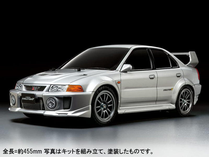 Load image into Gallery viewer, TAMIYA 1/10 Electric R/C Car Series No.713 1/10RC Mitsubishi Lancer Evolution V (TT-02 Chassis) 58713
