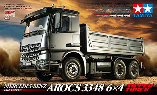 Cargue la imagen en el visor de la galería, TAMIYA 1/14 Electric R/C Big Truck Series No.57 Mercedes-Benz Alox 3348 6x4 Dump Truck 300056357
