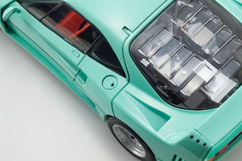 Load image into Gallery viewer, Pre-order Ferrari F40 black Kyosho Original Mint green 1/18 diecast  ‎KS08416MG
