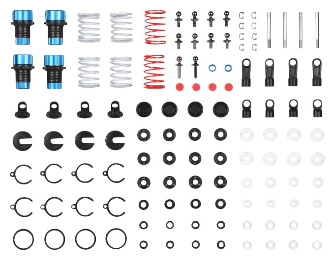 TAMIYA Hop-Up Options No.1000 OP.1000 M Chassis High Grade Aluminum Damper (4 pcs) 54000