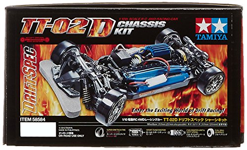 Cargue la imagen en el visor de la galería, TAMIYA 1/10 Electric R/C Car Series No.584 TT-02D Drift Spec Chassis Kit 58584
