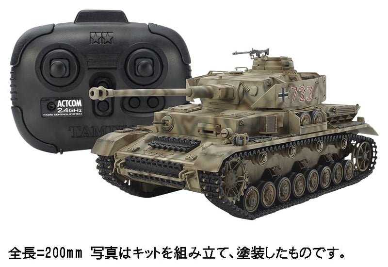 Carica immagine in Galleria Viewer, TAMIYA 1/35 RC Tank Series No.18 German Tank No.IV J Assembly Kit w/Propo 48218
