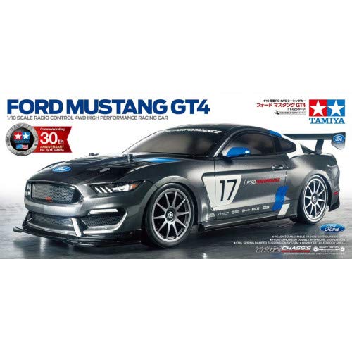 Cargue la imagen en el visor de la galería, TAMIYA 1/10 Electric R/C Car Series No.664 Ford Mustang GT4 (TT-02 Chassis) 58664
