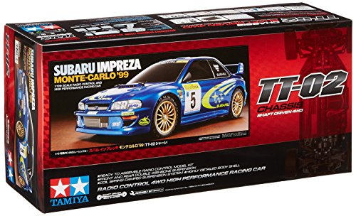 Chargez l&#39;image dans la visionneuse de la galerie, TAMIYA Male 1/10 Electric R/C Car Series No.631 SUBARU IMPREZA MONTECARLO 1999 (TT-02 Chassis) Onroad 58631
