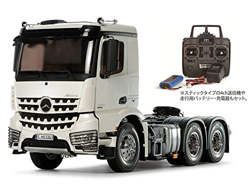 TAMIYA 1/14 RC Big Truck Series No.51 Mercedes-Benz Actros 3363 x 4 Classic Space Full Operation Set Truck 56351