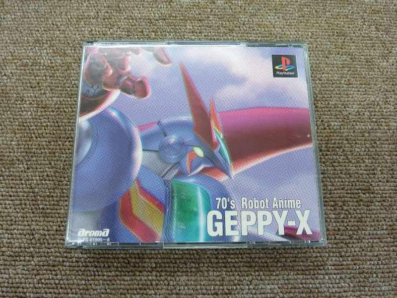 Laden Sie das Bild in Galerie -Viewer, AROMA &#39;70s Robot Anime Geppy-X PlayStation (PS1) soft Japanese Version -Used
