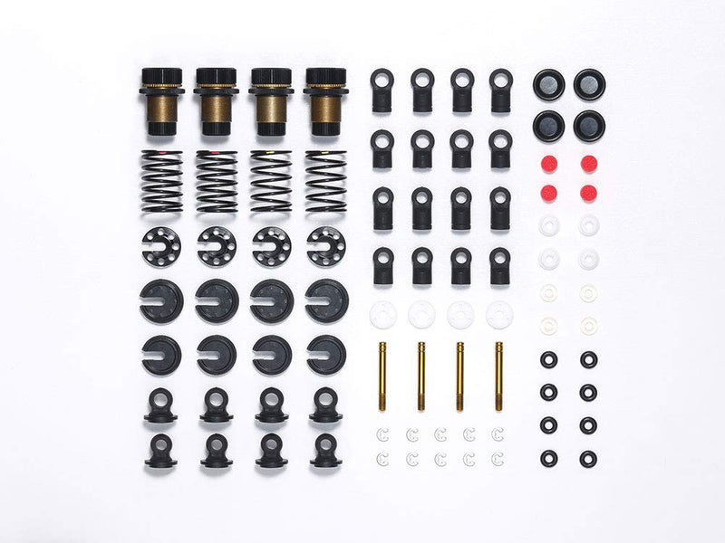 Load image into Gallery viewer, TAMIYA TRF Series No.255 M Chassis Big Bore Aluminum Damper Plus (4pcs) RC Parts 42355
